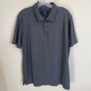 Nordstrom Men's Shop Gray Polo Shirt - Size Large